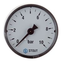 Фото Манометр Stout (SIM-0009-501008) 1/4 НР(ш) аксиаль